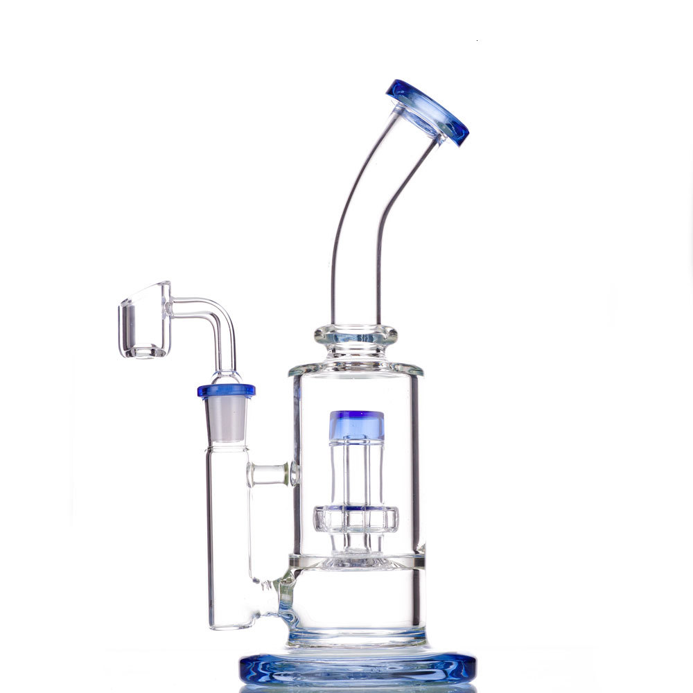 

2021 Hookah Bong Glass Dab Rig Water Bongs Smoke Pipes 8-10 Inch Height 14.4mm Female Joint with Quartz Banger