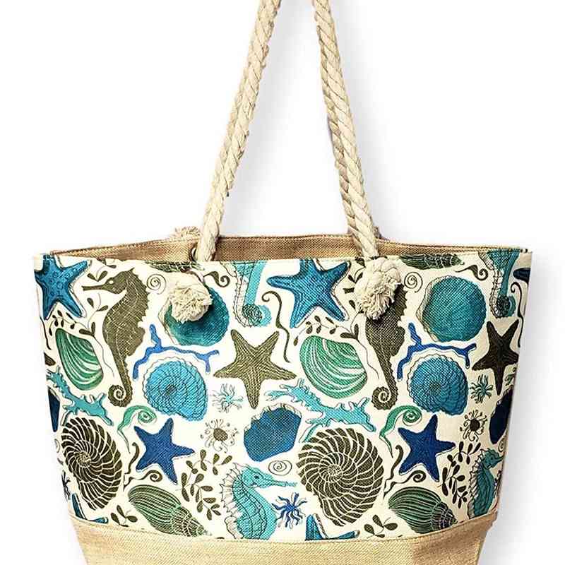 

Large capacity hand style fake portable oblique cross beach storage bag, Color