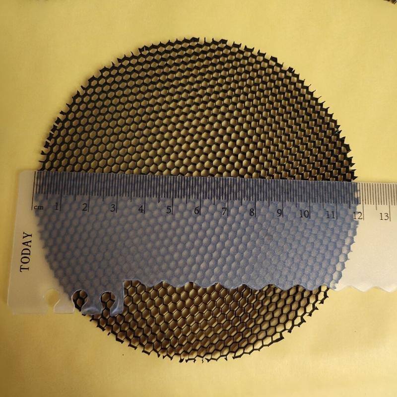 

Lamp Covers & Shades LED Soft Light Shade Hood Downlight Spotlight Round Honeycomb Mesh Cover Black Anti-glare Anti-dazzling Aluminum