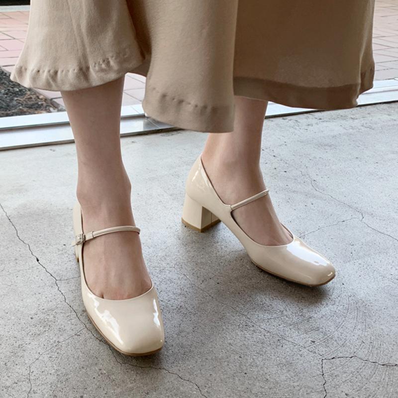 

Dress Shoes Summer 2021 Ladies Heels Cute Lace Princess Mary Jane Lolita Party High Heel Buckle Women Pumps Black Apricot, Black 4cm