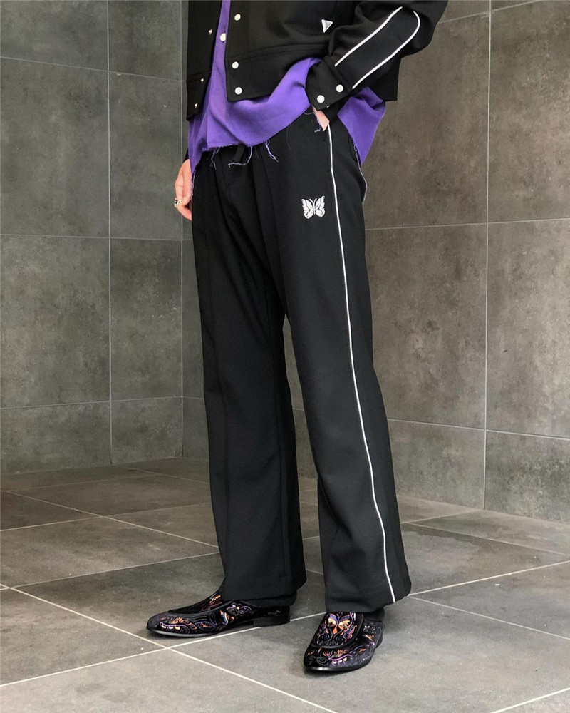 

4Colors Pants Men Women Sweatpants Embroidered Trousers Inside Tag Label, Black