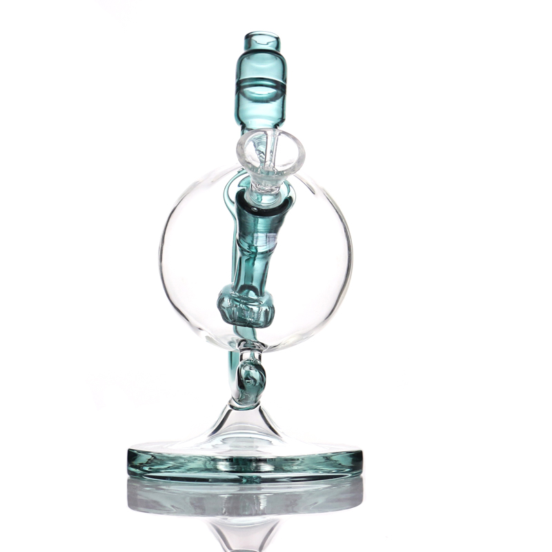 

Globe style Bong Hookahs Dab Rig Water Pipes 5.7inches Recycler bubbler with glass bowl oil pipe