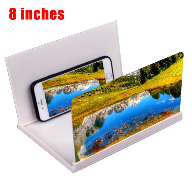 

Folding Mobile Phone Screen 12 Inch 3D HD Stand Bracket For Home Office BUS66 Cell Mounts & Holders