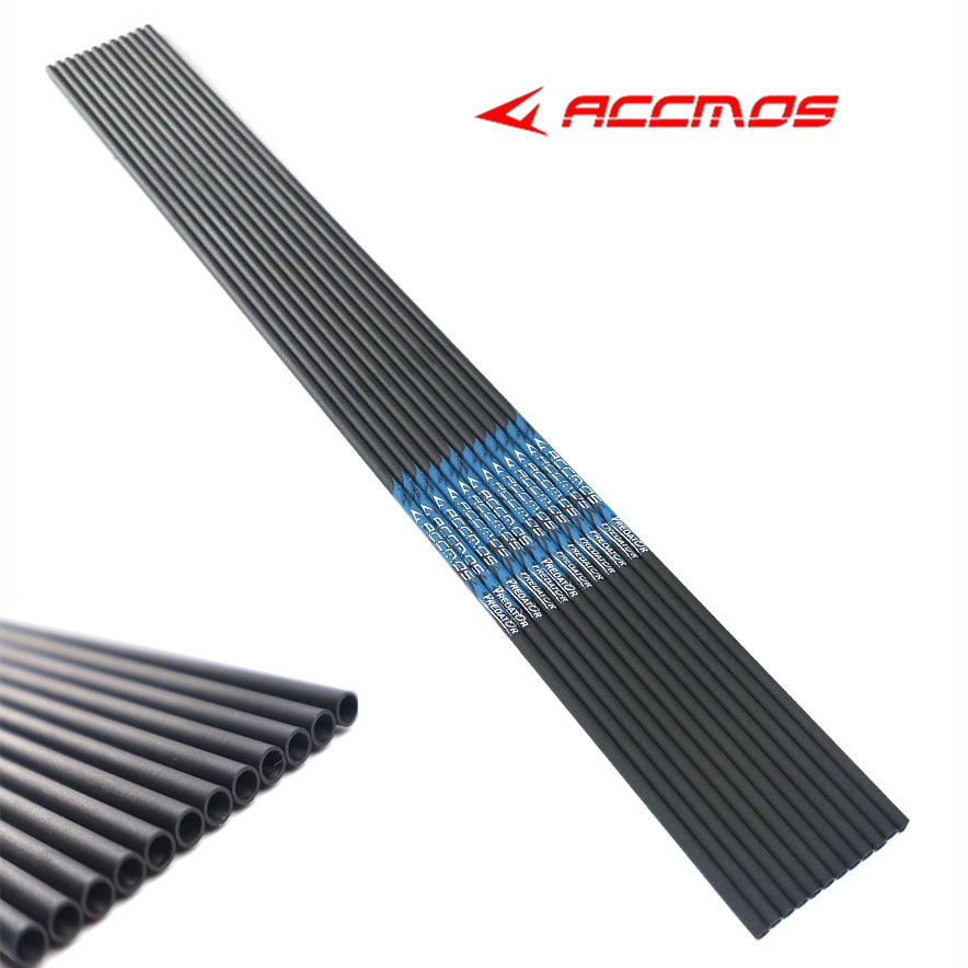 

DIY 33inch Spine 300-800 Pure Carbon Arrow Shaft ID6.2mm Arrow Accessory For Arrow DIY Hunting 12pcs