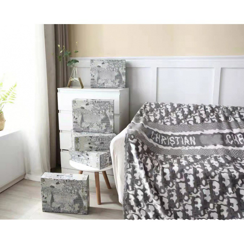 

Grey fashion latest trendy brand net red blanket dirty-resistant personality Professional designer products