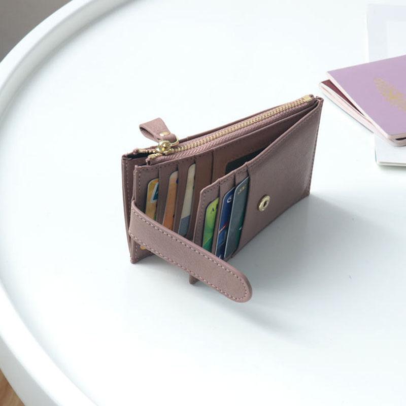 

Real Leather Women Wallet Designer Multi Function S Holder Female Thin Coin Purse Bag Card Holders, Black