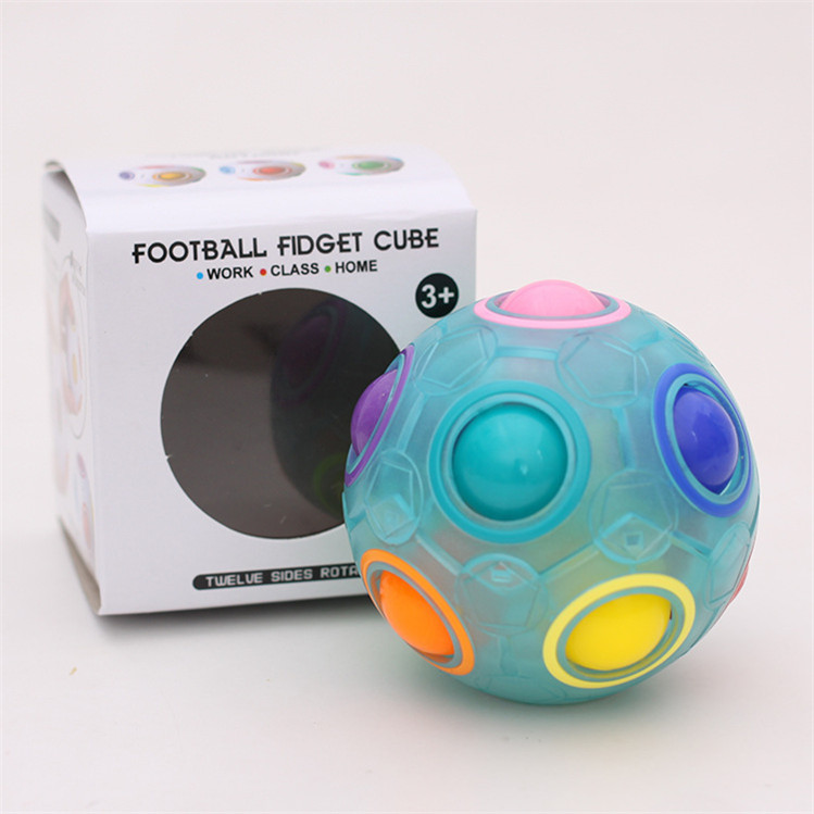 

Rainbow Ball Fidget Cubes Toys Puzzle Magic Balls Stress Relief for Kids Adults Brain Teasers Games ZSJ7455