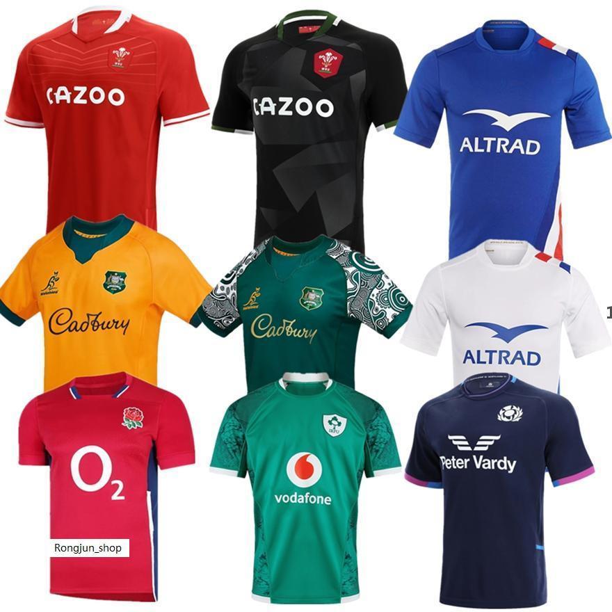 

2021 2022 wales rugby jersey 21 22 national England Ireland Australia Scotland home away Alternate size S-3XL shirt, Black;gray