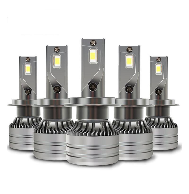 

Car Headlights Gun Black Blade LED Headlight Powerful Concentrating H1h3 H7 H11 9005
