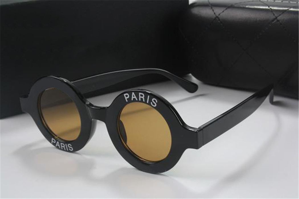 

Nice Special round sunglasses cool modeling of glasses women's designer coated summer sunglass full frame Light-colored lenses