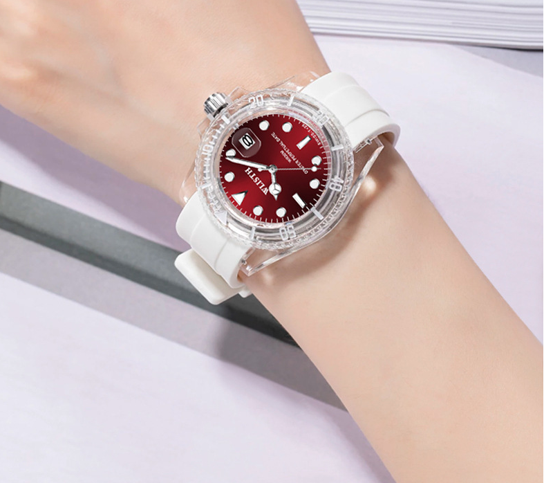 

WLISTH Brand Quartz Cool Womens Watch Silicone Strap Ladies Watches Luminous Calendar Female Students Unique Girls Wristwatches Mo, No send watch for shipping