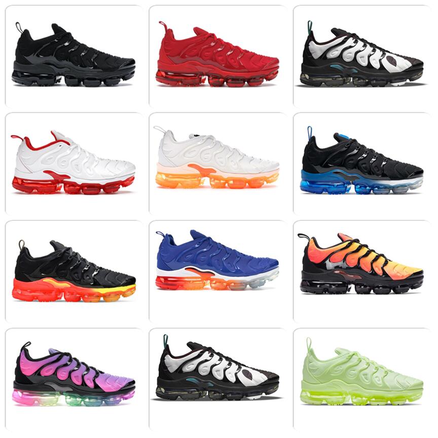 

Tn Plus Men Women Running Shoes Mens Trainers Outdoor Sports Sneakers Hiking Jogging Shoe Triple Red Black Barely Volt Tennis Ball Atlanta B
