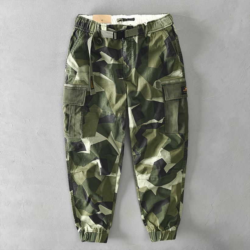 

autumn and winter cotton women pant camouflage multi pocket gml04 z334, Black