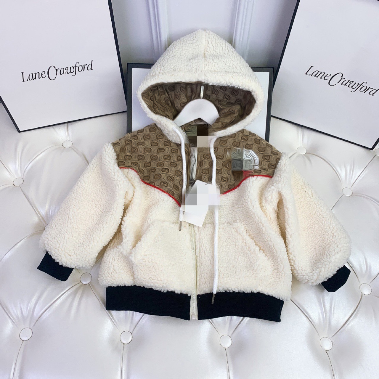 

Kids Top quality Winter Baby Coat Clothing Children Boys Girls Warm Lamb Cashmere Clothes Hoodies, Blue;gray