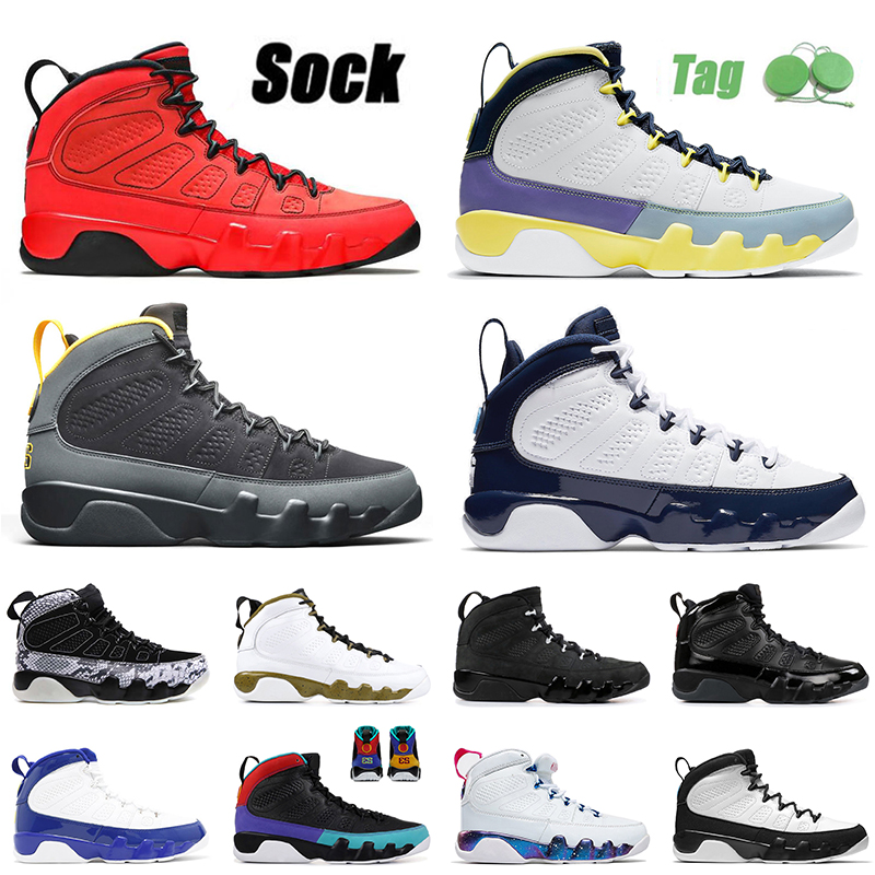 

Space Jam Basketball Shoes Mens Jumpman 9 9s Dream it Change The World Motorboat Jones University Gold Bred UNC Gym Red Sneakers Trainers, C10 space jam