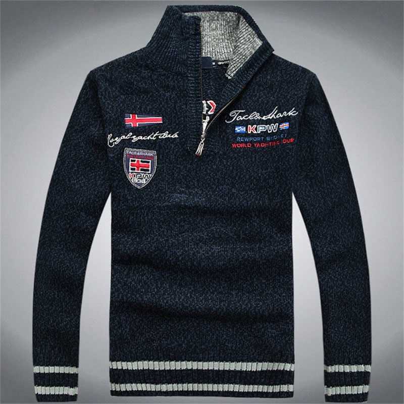 

est Top sale cashmere shark print Turn dowm Ralp luxury Italy sweater long sleeve winter casual sweater men 2089311 211018, 208 dark grey
