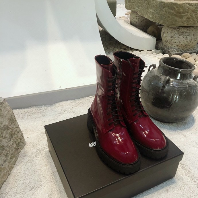 

Women Designer Boots Martin Desert Boot Flamingos Love Arrow 100% Real Leather Medal Coarse Non-Slip Winter Shoes Size 34-41, 01