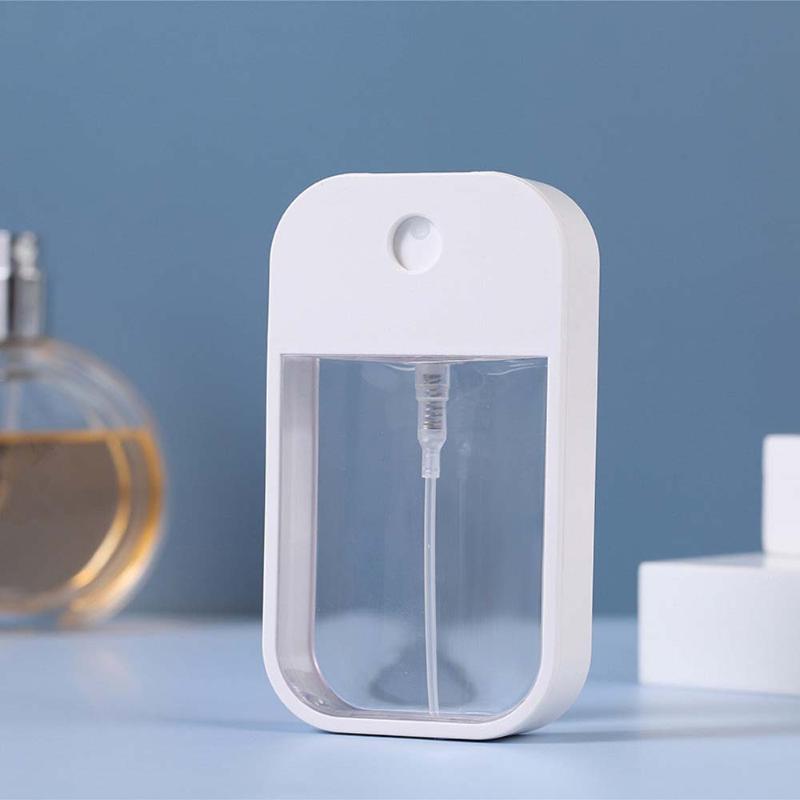 Storage Bottles & Jars 1pcs Portable Spray Bottle High Pressure Fine Mist Alcohol Disinfectant 38ML Card Shape Liquid Perfume-image-744709770