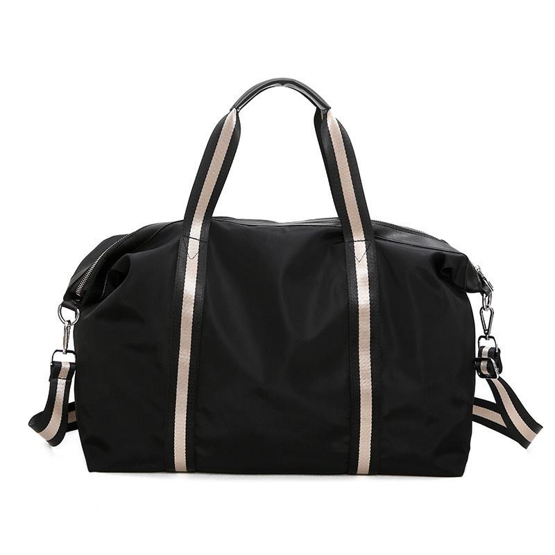 

Duffel Bags Men Travel Bag Waterproof Shoulder Crossbody Duffle Large Capacity Women Handbag Luggage Packs B165, Black