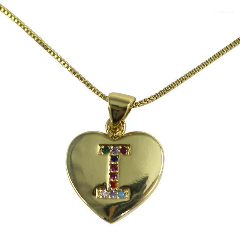 

Luxury Quality Women Letter Necklace Gold Simple Design Pendant Necklaces Pendants Copper Female Girls DIY Chain Jewelry1