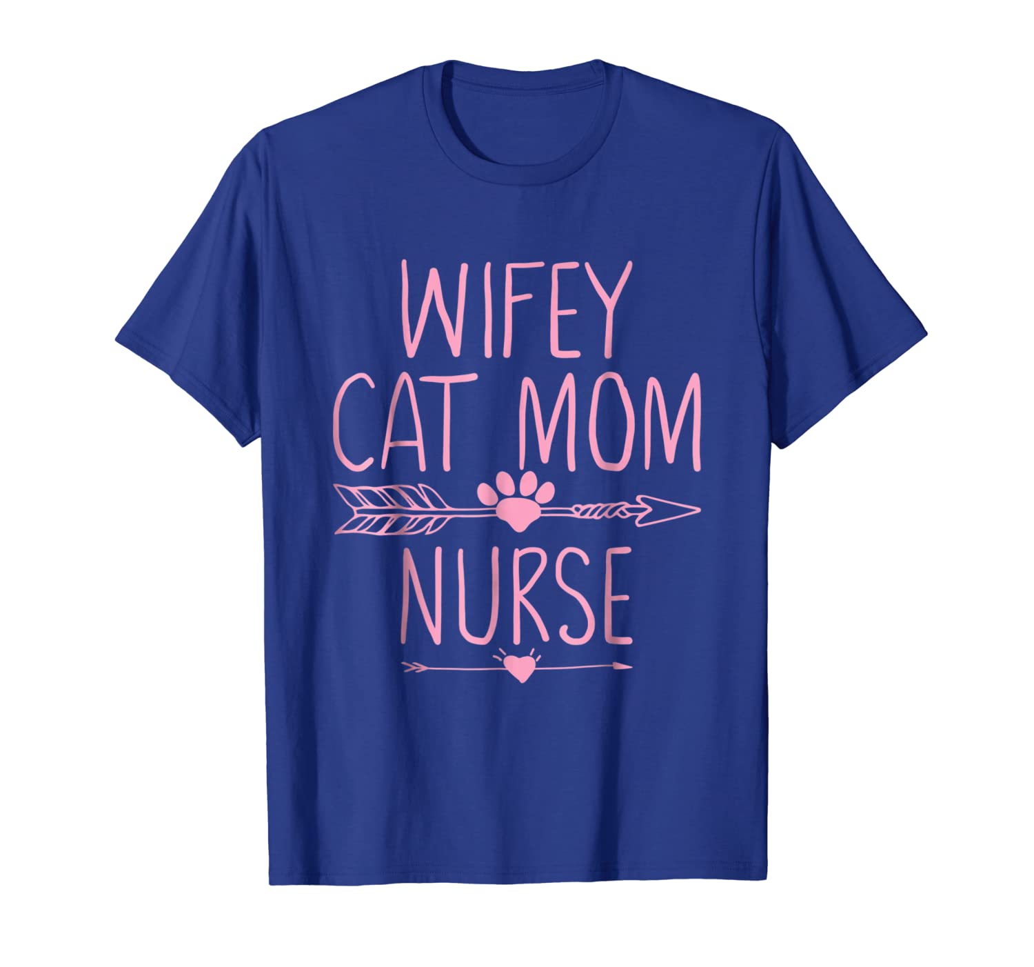 

wifey cat and dog mom nurse matching pajama nurse tshirts, White;black