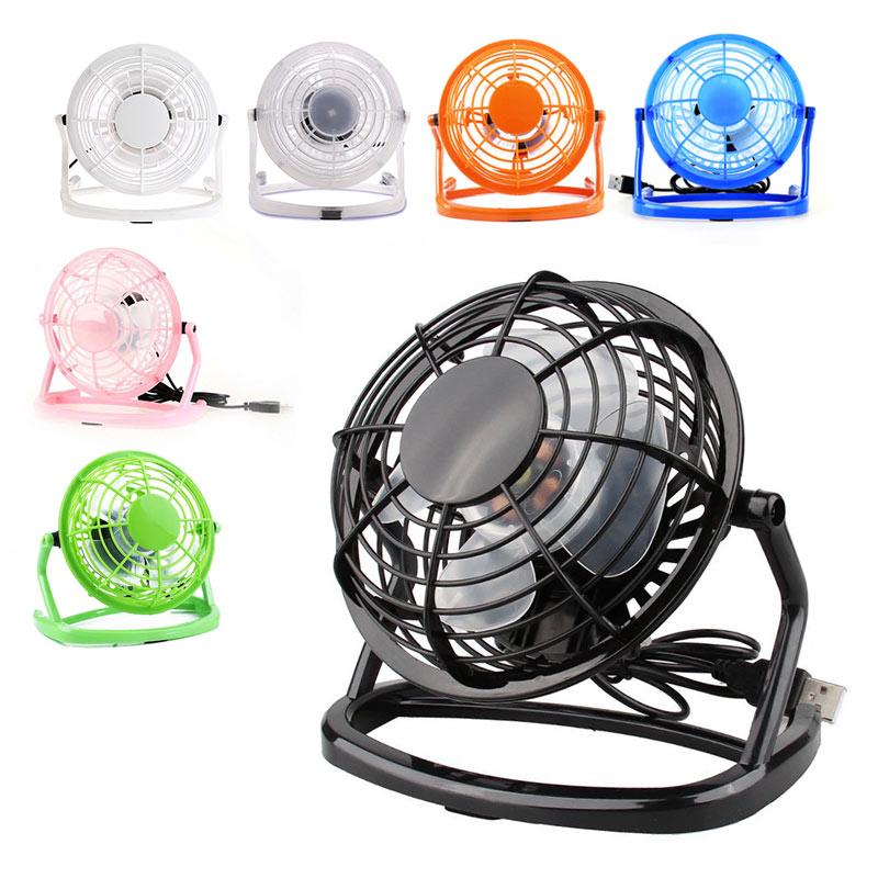 

Electric Fans Desktop Fan 4 Inch Plastic Small For PC/Laptop Six Colors Student Dormitory Super Mute Silent Mini Summer USB