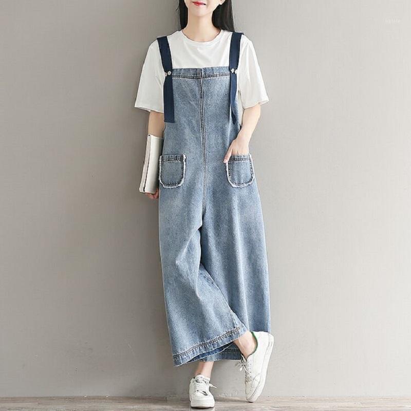 

Women's Jumpsuits & Rompers Women Clothing Denim Washed Fabric Summer/autumn Overalls Suspenders Jeans, Black;white