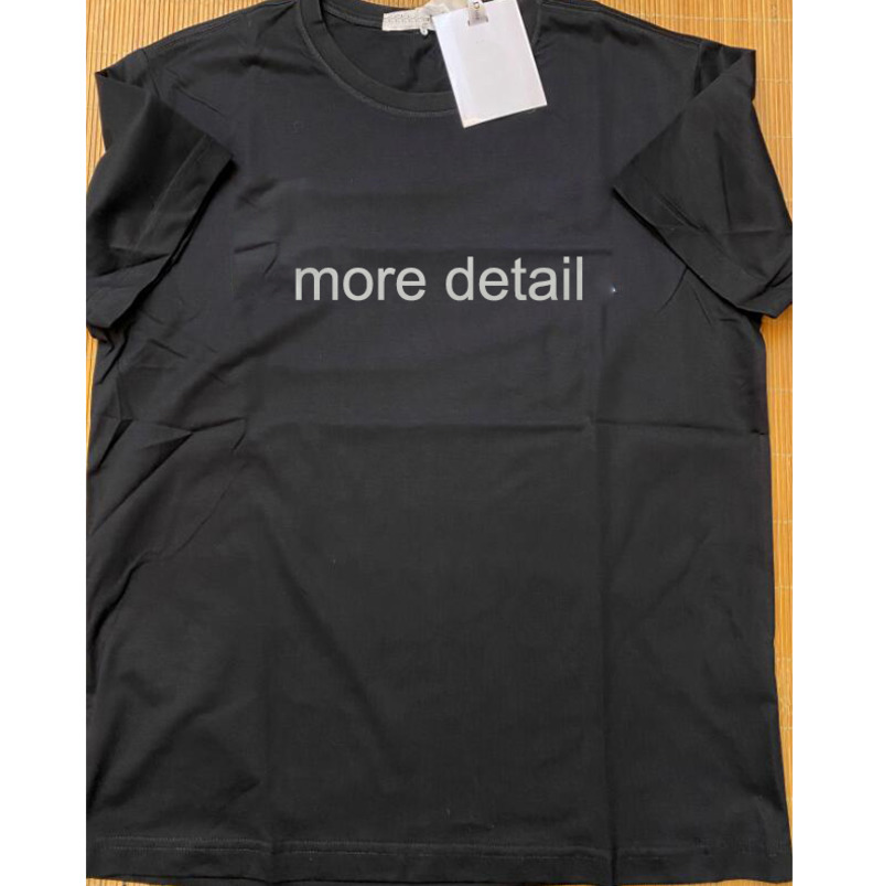 

mens T-shirt summer Casual Man Womens Loose Tees With Letters Print paris style Short Sleeves asian size -2XL, White
