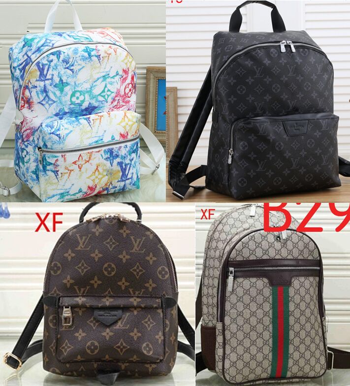 

Fashion Luxury Backpack Designer Rucksack Double Shoulder Straps Backpacks Men Women School Bag Leather Bags Lady Purses Duffle Luggage fenhongbag, Fashion backpack