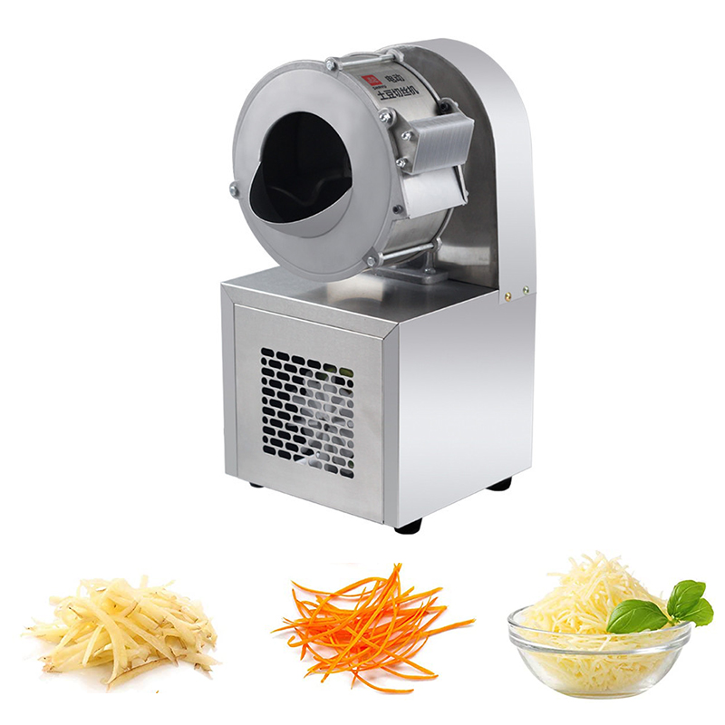 

Commercial Electric Vegetable Slicer Shredder Multi-function Automatic Cutting Machine Potato Carrot Slicing Shredding 220V