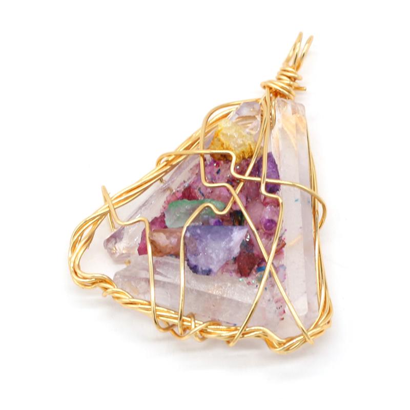 

Charms Natural Freshwater Pearl Pendant Triangle Winding 30x45mm DIY Earrings Necklace Gift Party Occasion Jewelry, Bronze;silver