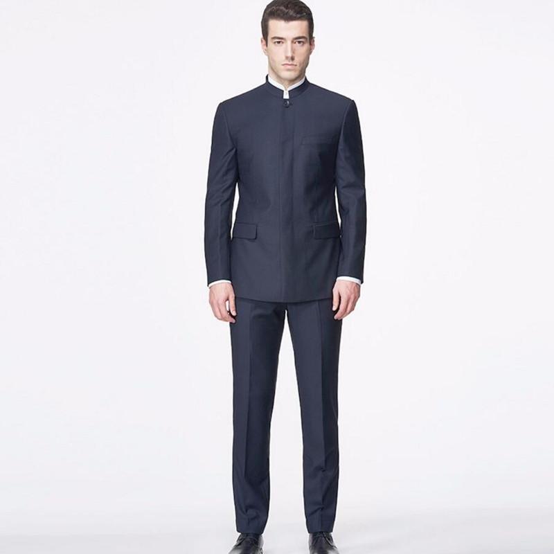 Cheap Bulk Mandarin Collar Suit Men UK 