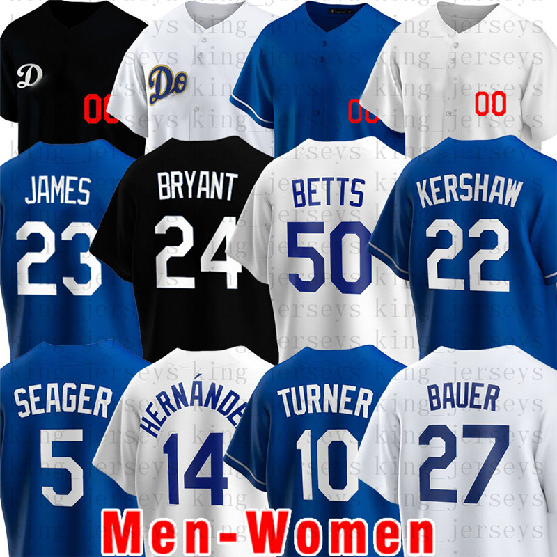 

22 Clayton Kershaw Mookie Betts Cody Bellinger Baseball Jerseys WALKER BUEHLER Dustin May Enrique Hernandez Corey Seager Justin Turner TREVOR BAUER z4, Women(dao qi)