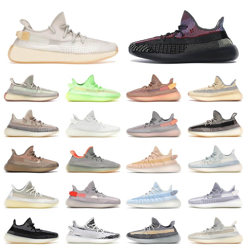 

Top Quality Kanye yeezy boost 350 V2 yeezys Running Shoes Stone Zebra Cinder Tail Light Static Reflective Mono Ice 2021 Mens Womens Sport Tr