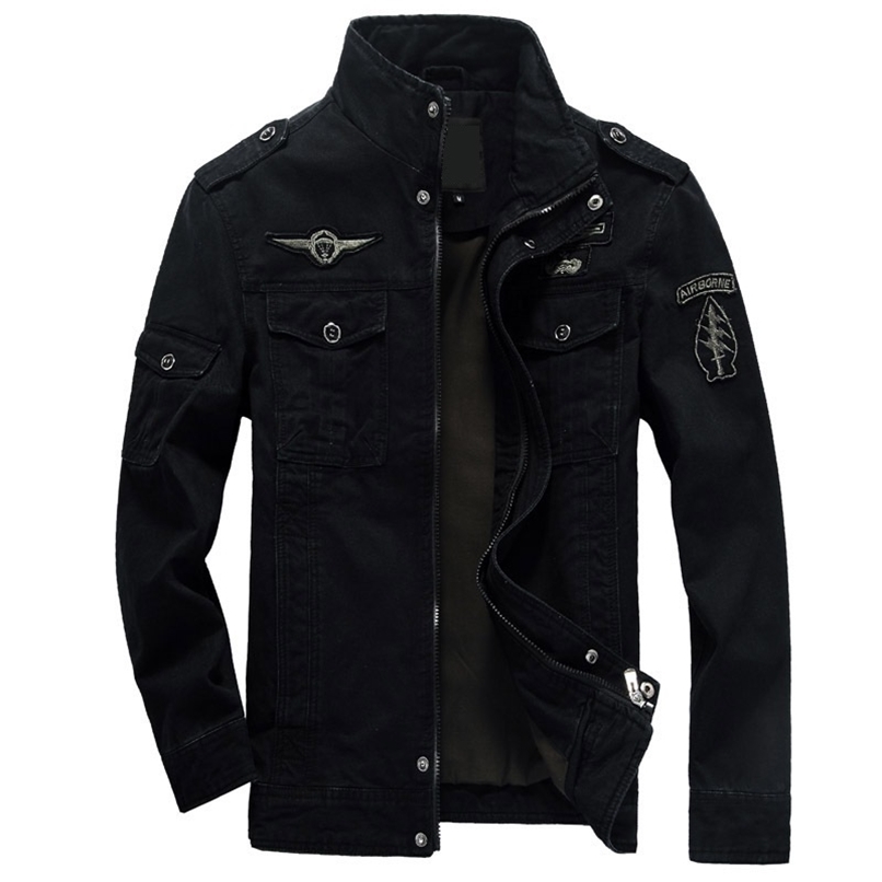 

6XL Men Jacket Jeans Military Army soldier Outerwear Cotton Male Brand Clothing Spring Autumn Mens Bomber jackets 211029, Beige