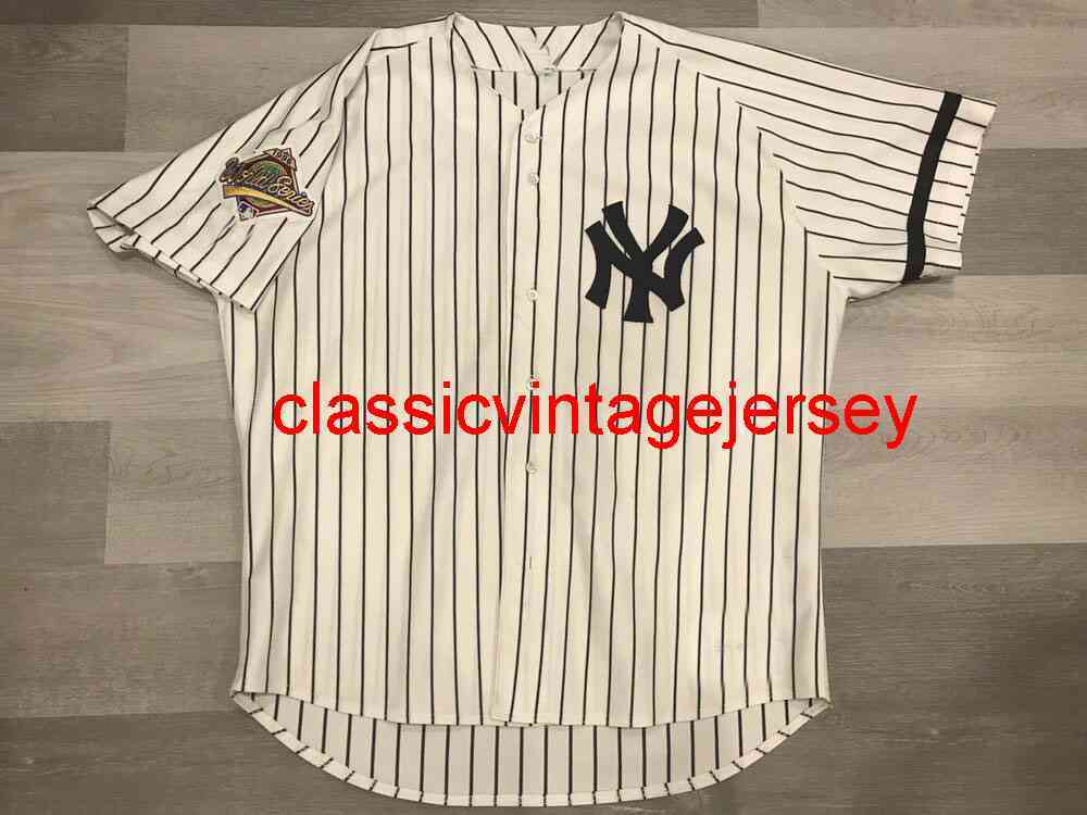 

Men Women Youth 1996 WORLD SERIES DEREK JETER JERSEY Embroidery Custom Any Name Number -5XL 6XL, White