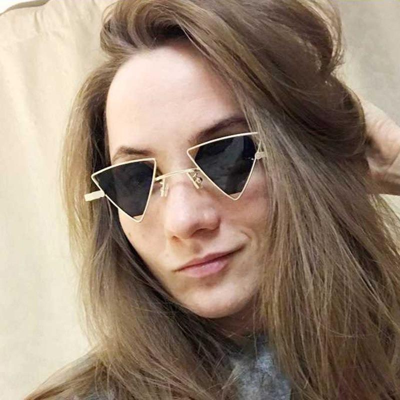 

Sunglasses Retro Triangle Hollow Fashion Punk Sun Glasses Personality Women