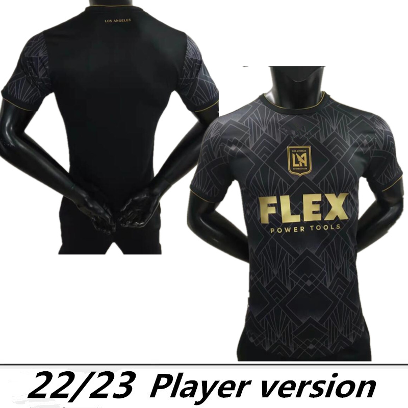 

Player version mls 203 2022 lafc soccer jersey 23 22 Rossi VELA Kaye Moon-hwan Los Angeles FC Players For Change Black Out Limited Edition fans version football shirts