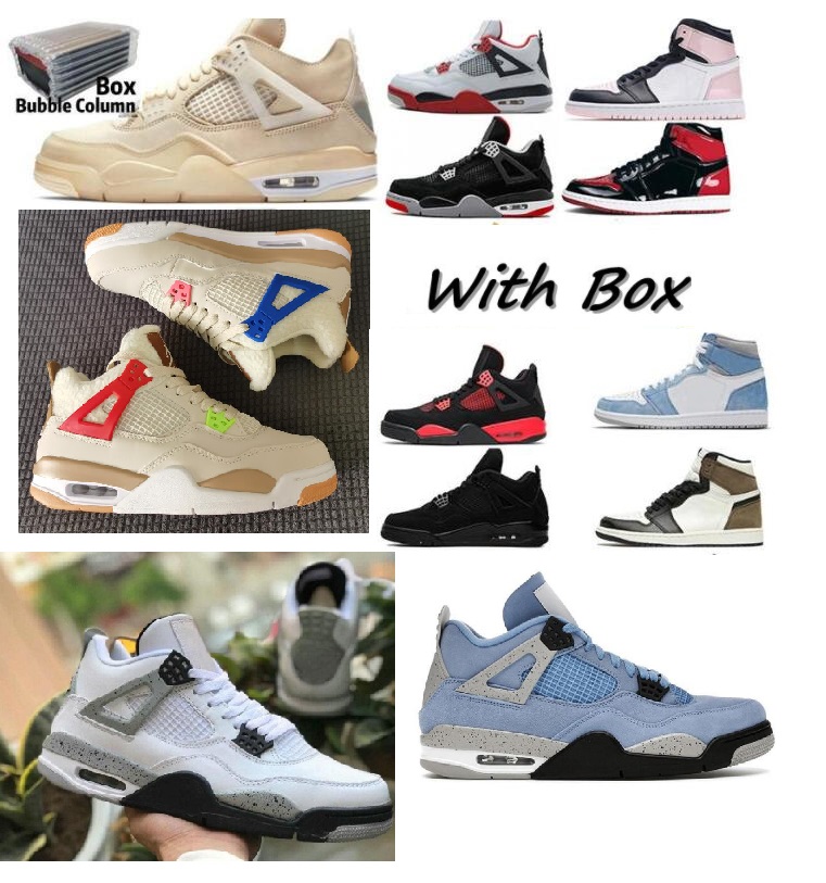 

Motorcycle Boots Black Cat Oreo University Blue 4 4s Fire Mens Basketball Shoes 1 1s Guava Ice Noir Hyper Royal Court Purple Lucky Obsidian UNC Dark Mocha kids Sneaker