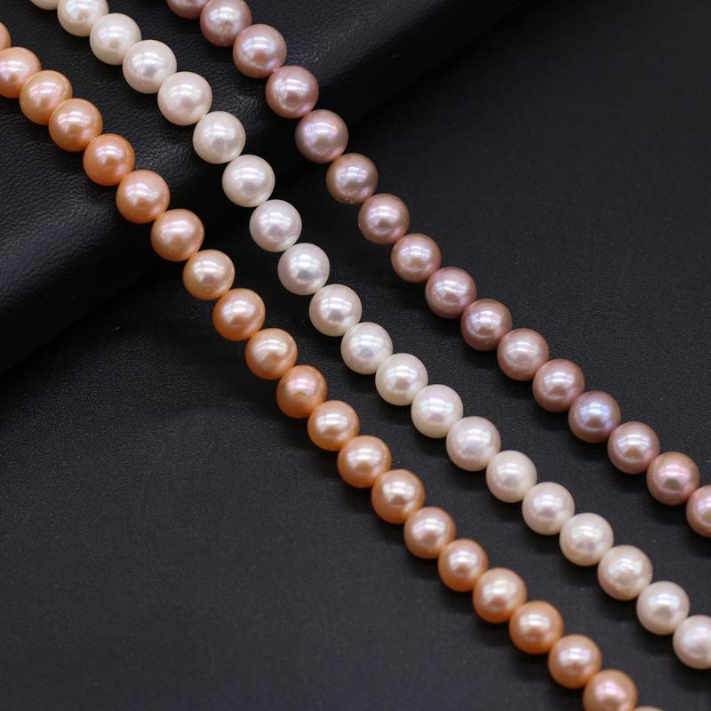 

Other Real Natural Freshwater Pearls Beads Near Round Loose Pearl For Jewelry DIY Craft Charm Bracelet Necklace Accessories Making