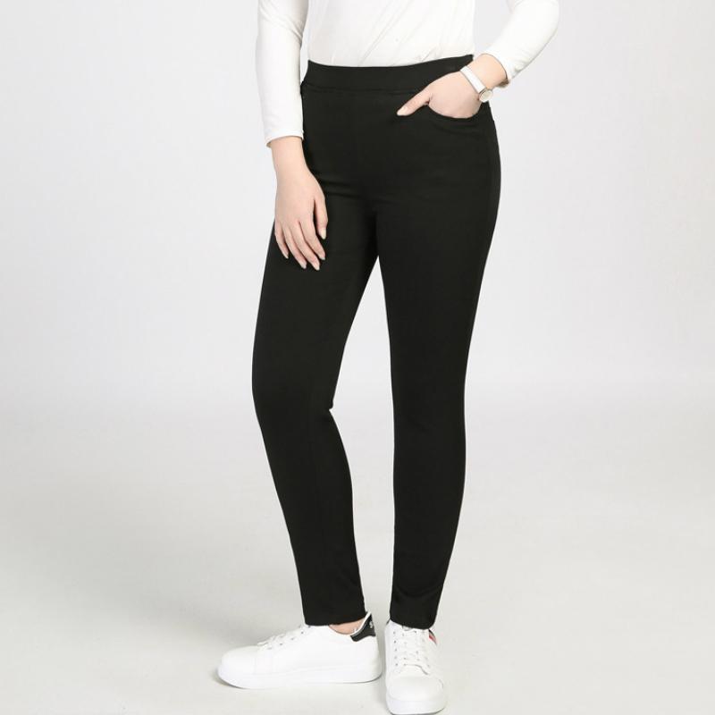 

Women's Pants & Capris 9XL Large Size Women Elastic Casual Oversize Trousers Plus Pant Thin Summer High Waist Black TA4342