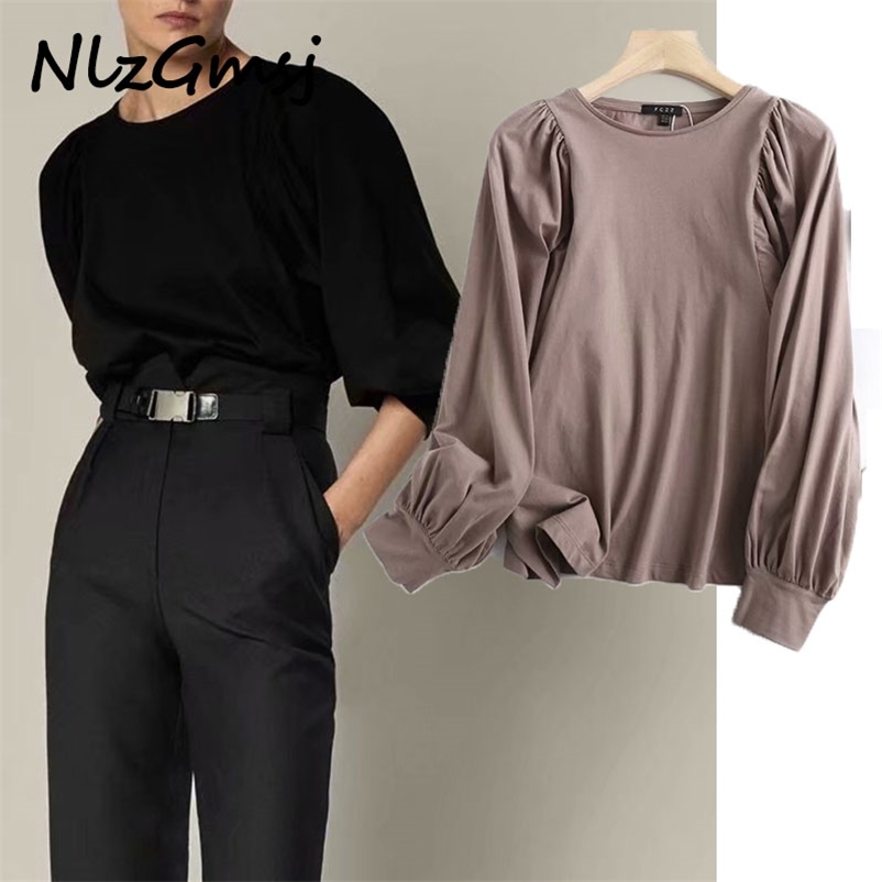 

Blouse Women s Fashion Cotton Casual Long Sleeve Turn Down Collar Shirt Female Vintage Tops 210628, As picture