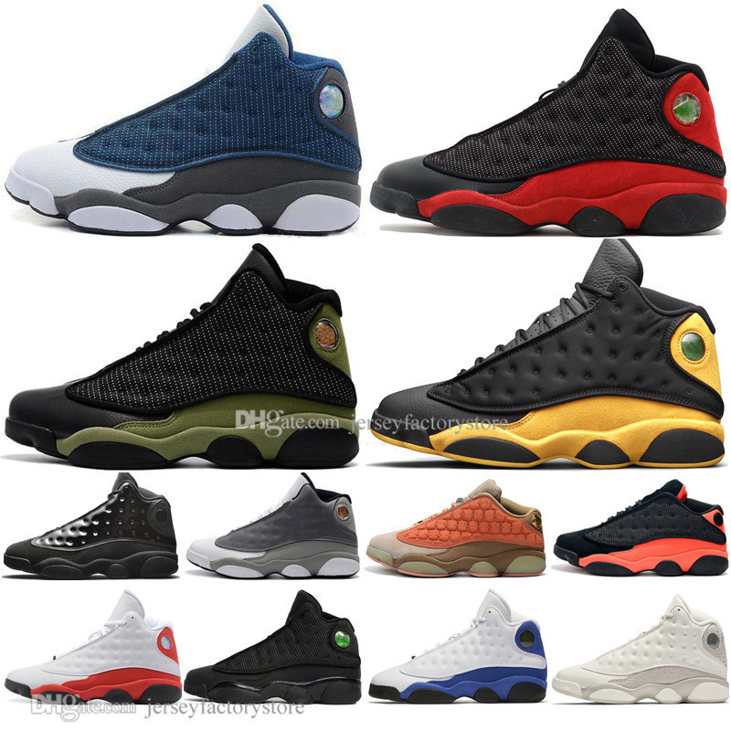 

New 13 13s Cap And Gown Terracotta Blush Mens Basketball Shoes Chicago Cat Black Infrared Flints Bred Men Sports Sneakers women US 5.5-13, #09