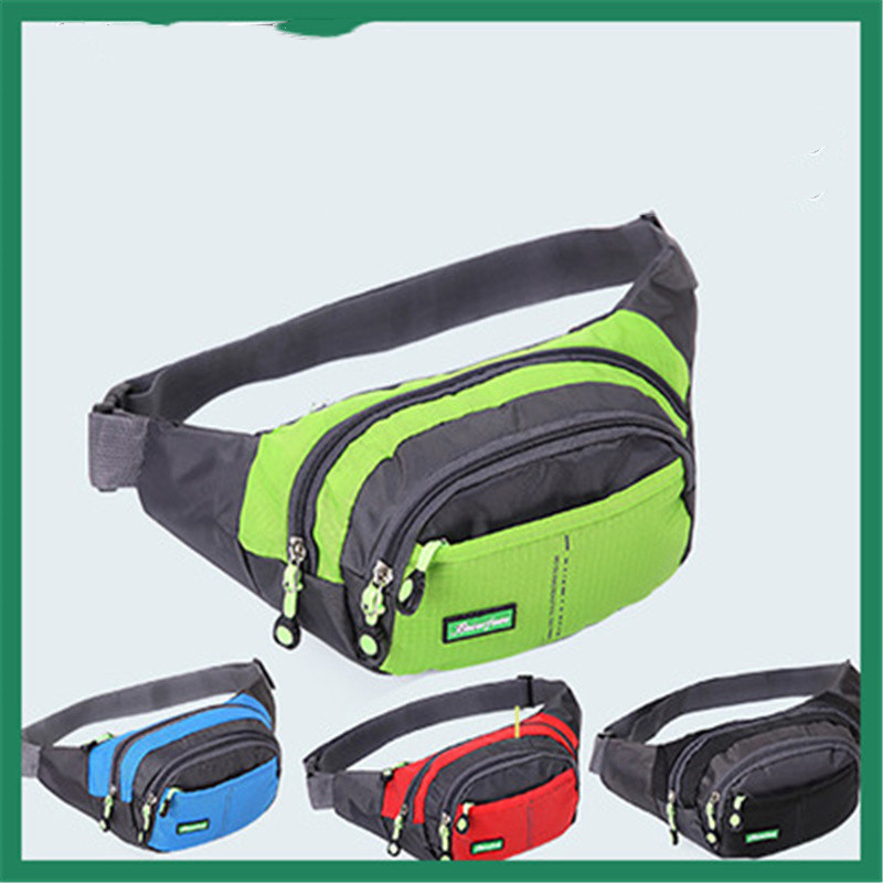 

Outdoor Bags Fitness messenger running sports multifunctional pockets coin purse, Black