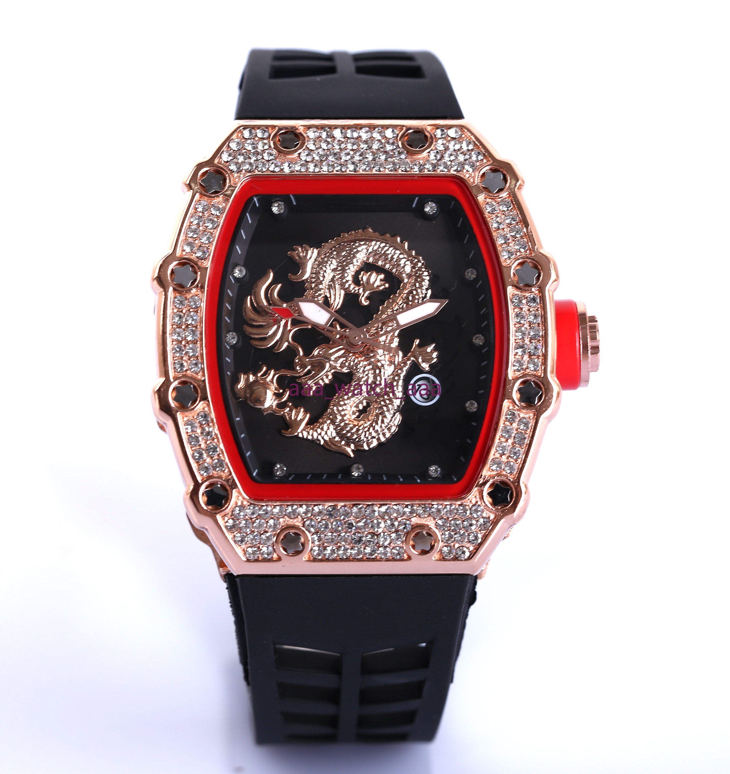 

2021 RM new skull sports watch set auger retro series leisure fashion quartz watch men and women2, Slivery;brown