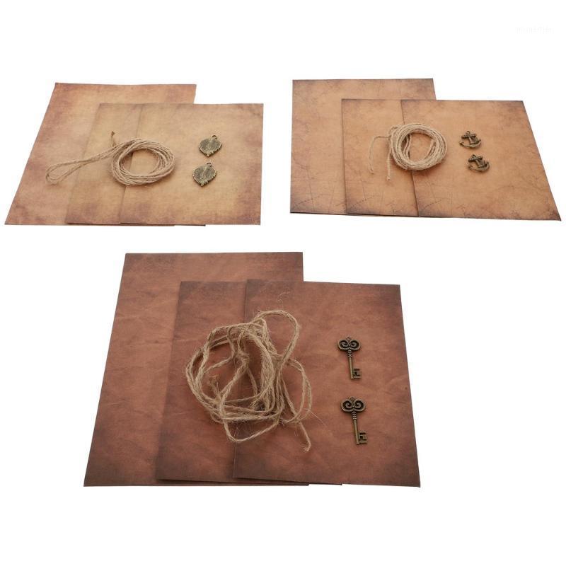 

Gift Wrap 3 Sets A5 Vintage Kraft Paper Letter Envelopes Set For Birthday Wedding Blessing