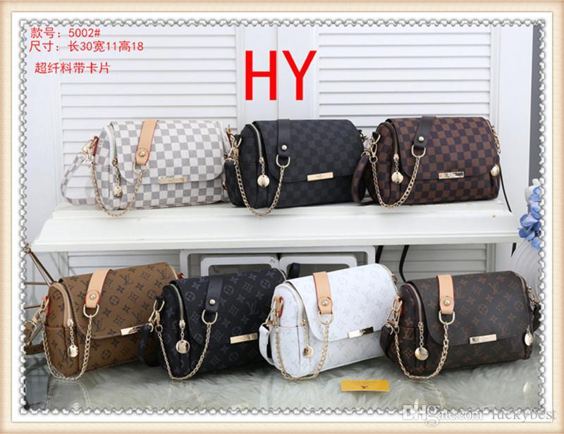 

Fashion Crossbody Shoulder HandBag Women Purse Messenger Bags Wallet Tote Clutch LV Louis Bag Vitton YSL 5002, Red;black
