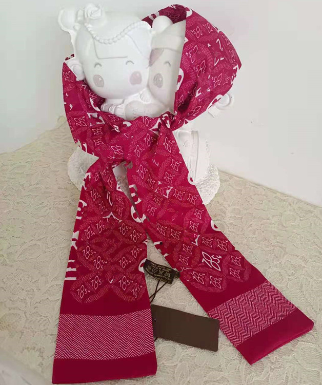 

Beautiful Silk HANDBAG scarf Headbands women letter flower scraves Top grade bag hair Bands 8x120cm no box, Blue;gray