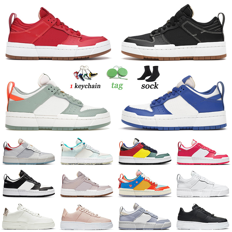 

2021 Top Quality Dunk Low Disrupt Running Shoes Mens Womens Red Gum Black Game Royal Dunks Pixel Ghost Aqua Leopard Print Trainers Sneakers 36-45, A1 36-45 pixel black white