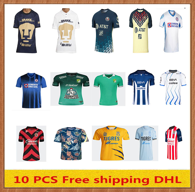 

MX liga soccer jerseys 2021 2022 club america chivas cruz azul tigres uanl guadalajara leon rayados-monterrey unam xolos tijuana 21/22 men football shirts, Lavender